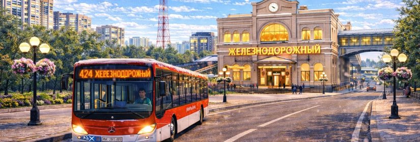 Заказ автобуса в Железнодорожный из Москвы