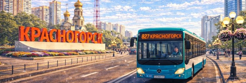 Заказ автобуса в Красногорск из Москвы