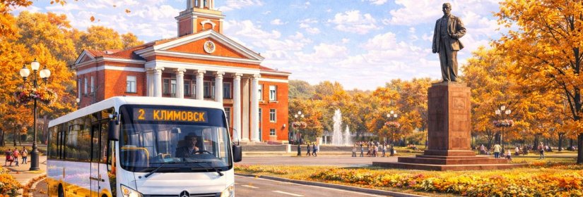 автобус в Климовск