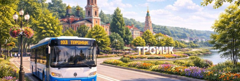 автобус в Троицк